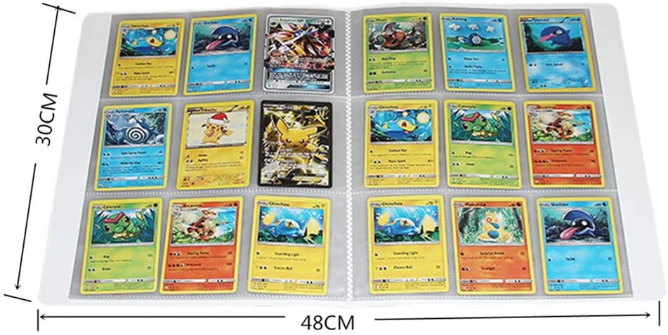 Album carte pokemon classeur pikachu protection 540 emplacement 30 pages