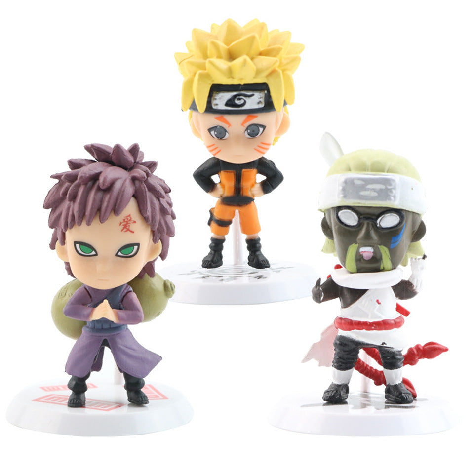 Figurines Naruto Sakura Action Figures Uchiha Gaara Kakashi Model PVC Anime Figurines  Decoration Collection manga