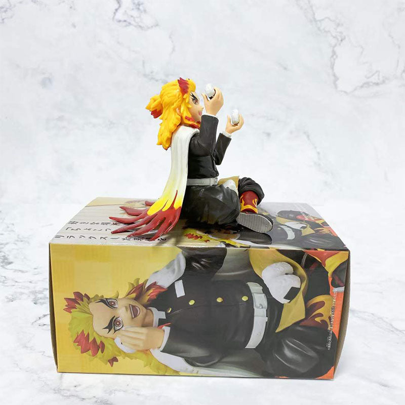 Figurine demon slayer assis statuette decoration collection manga