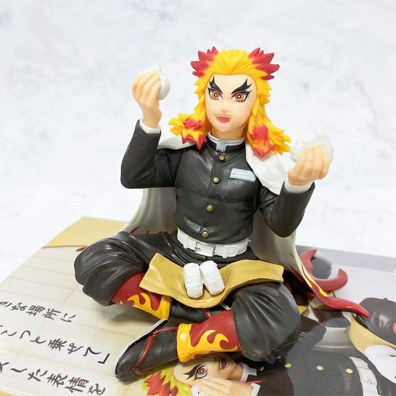 Figurine demon slayer assis statuette decoration collection manga