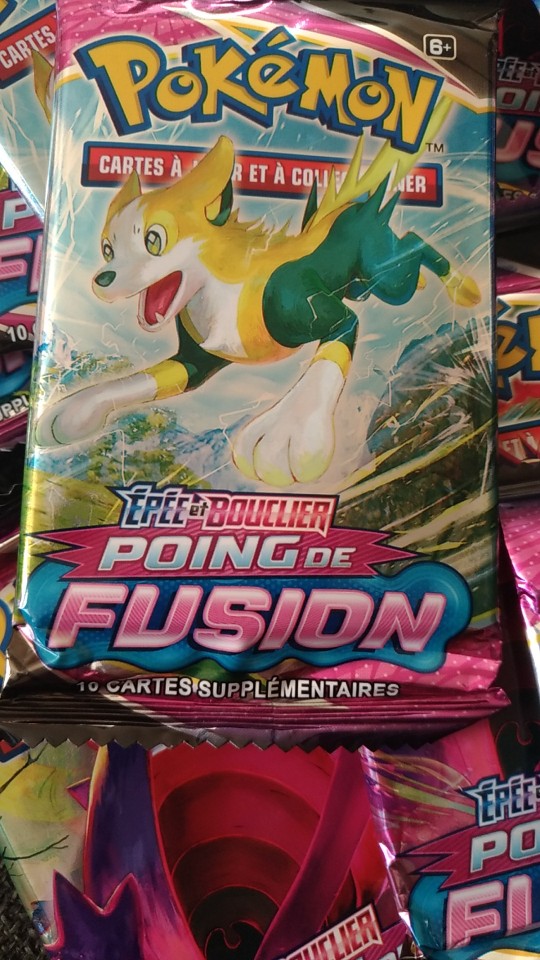 Cartes pokemon booster poing de fusion version françaises