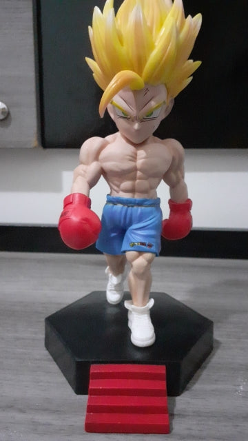 Dragon ball figurine son gohan sayan 2 boxeur statuette decoration