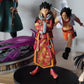 Figurine one piece luffy zoro samouraï