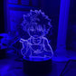 Hunter X hunter veilleuse 16 couleurs lampe led avec telecommande collection manga motif kirua