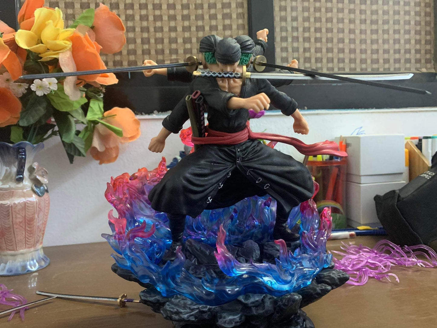 Figurine one piece zoro roronoa de luxe