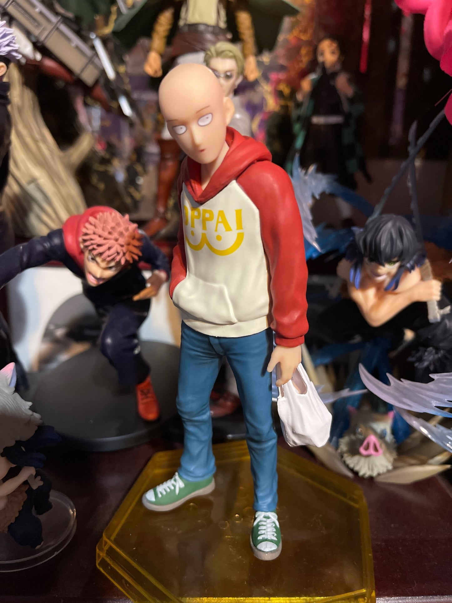 One punch man figurine saitama 18cm stauette decoration collection manga