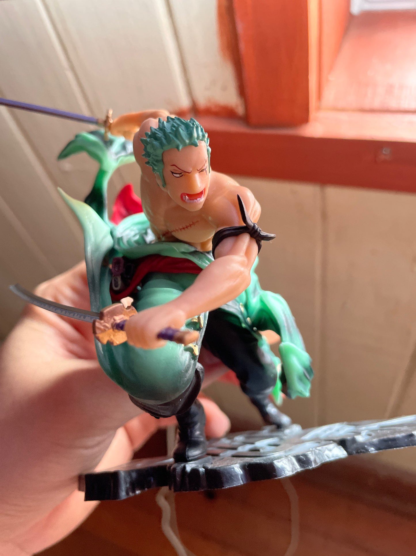 One Piece figurine zoro roronoa Anime Figure GK Roronoa Zoro Action PVC Anime Figurine Model Decoration statuette Collection manga DIY Kids Toys Gift 12CM