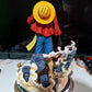 One piece figurine luffy geante statuette collection decoration manga