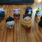 Figurines Naruto chat lot de 8 pieces Kawaii Mini Version PVC Model Action Doll Cartoon Toys 4cm