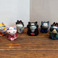 Figurines Naruto chat lot de 8 pieces Kawaii Mini Version PVC Model Action Doll Cartoon Toys 4cm