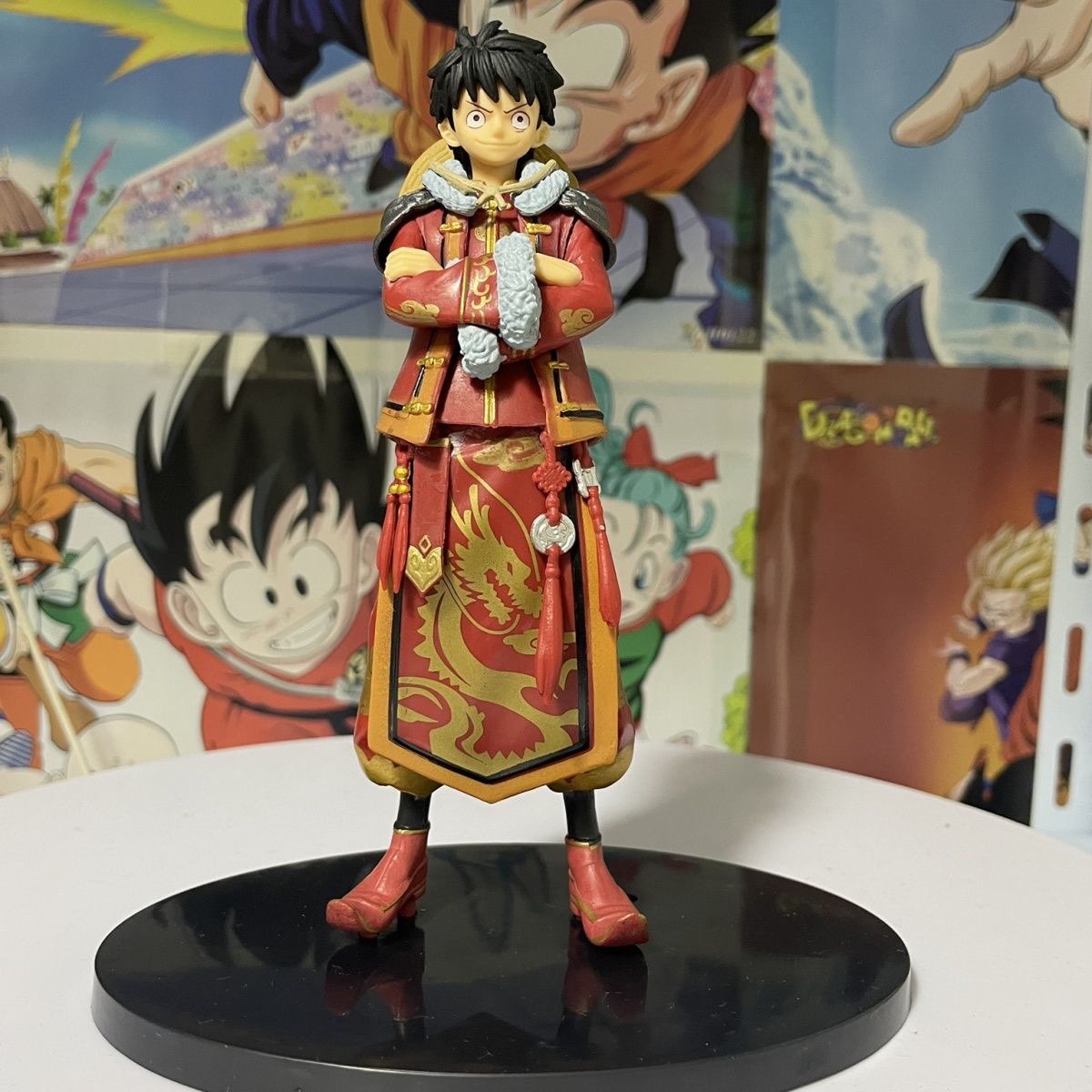 Figurine one piece luffy zoro samouraï