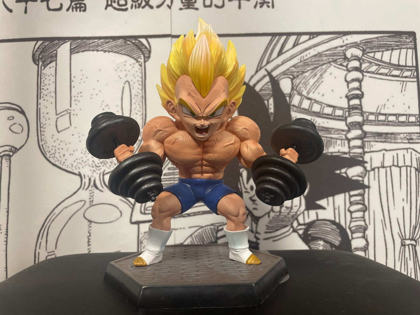 Dragon ball figurine vegeta musclé statuette decoration