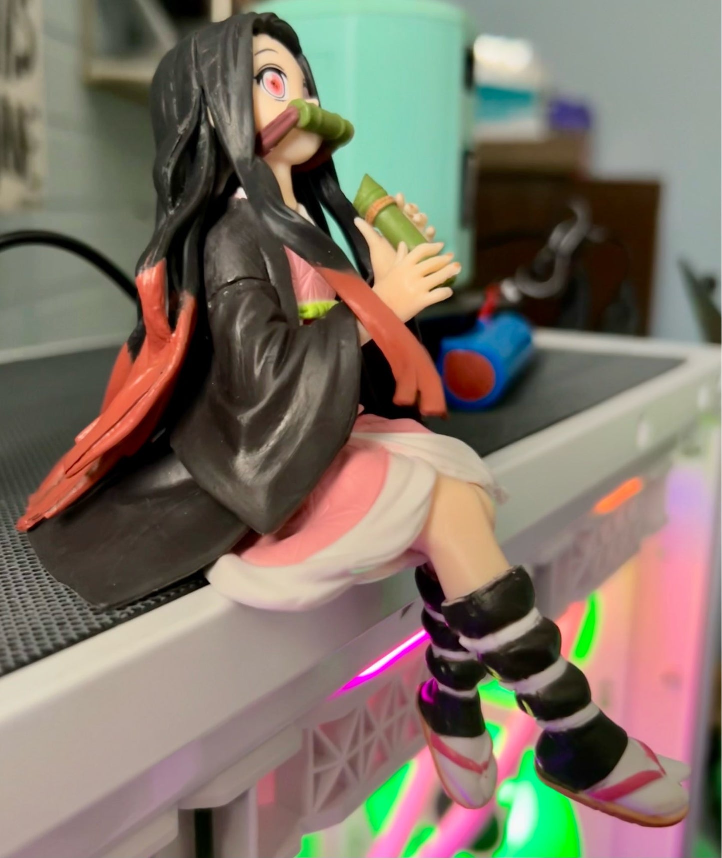 Figurine demon slayer assis statuette decoration collection manga