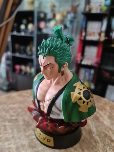 Veilleuse one piece figurine led buste Luffy Zoro Sanji Kimono Ver. Head bust Portrait  pvc Action Figure Model Toys