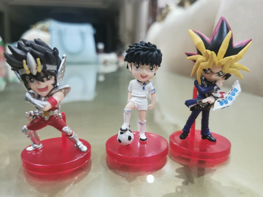 Captain tsubasa figurine olive et tom statuette decoration collection manga 7cm