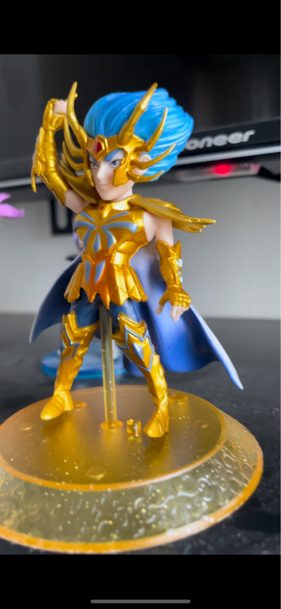 Figurines saint seiya lot de 5 pieces chevalier d'or 10cm