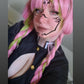 Wig mitsuti cosplay demon slayer