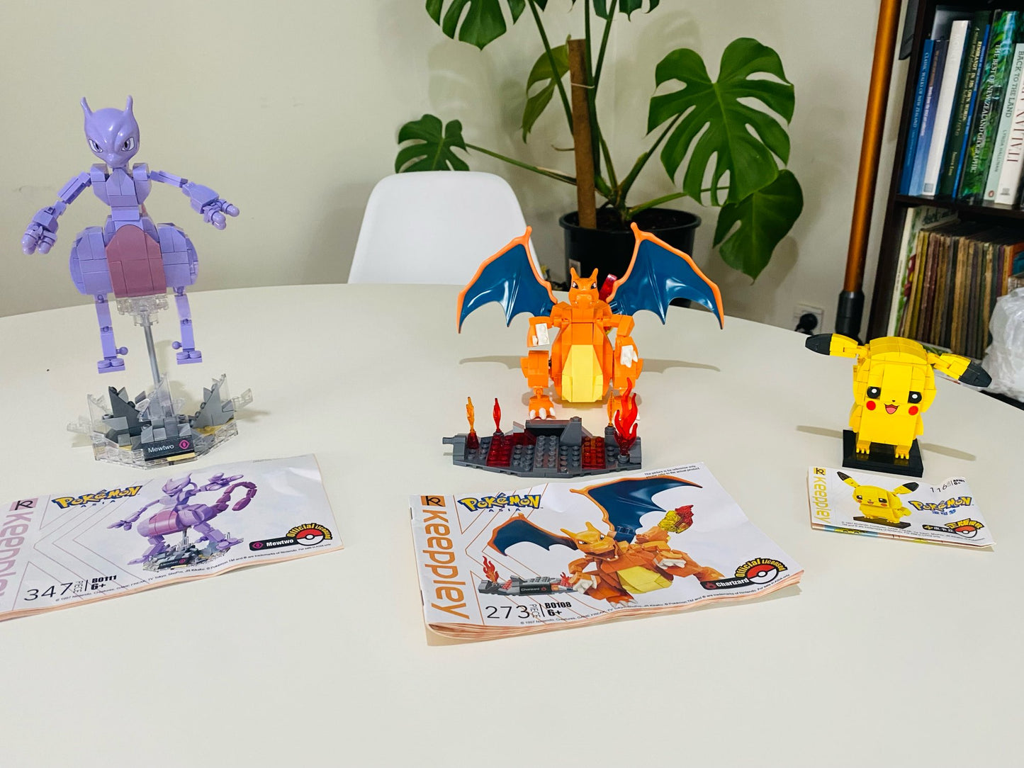 Pokemon lego bloc de construction dracaufeu mewtew tortank ou florizard