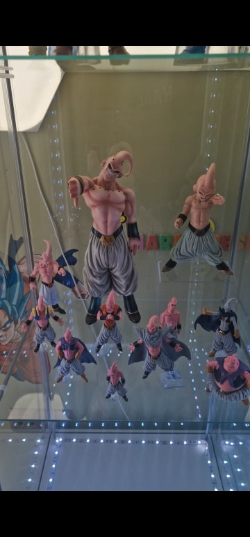 Figurine dragon ball lot de 8 statuettes majin bu entre 6 et 10cm