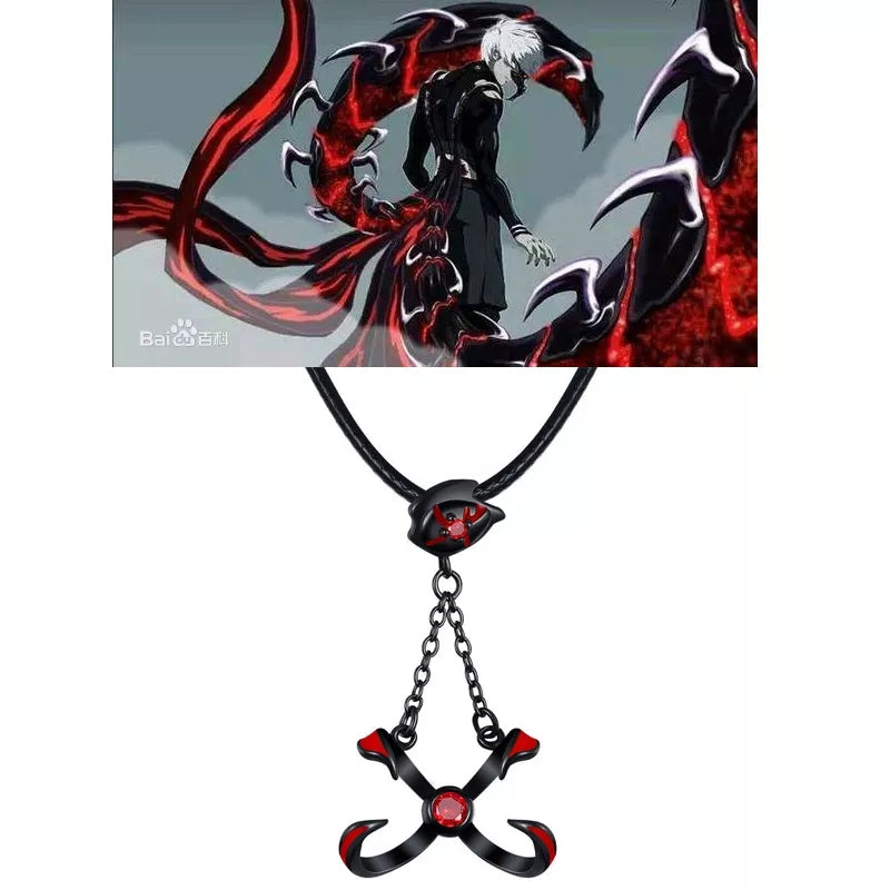 Tokyo ghoul collier ras du cou  pendentif ken kaneki cosplay manga