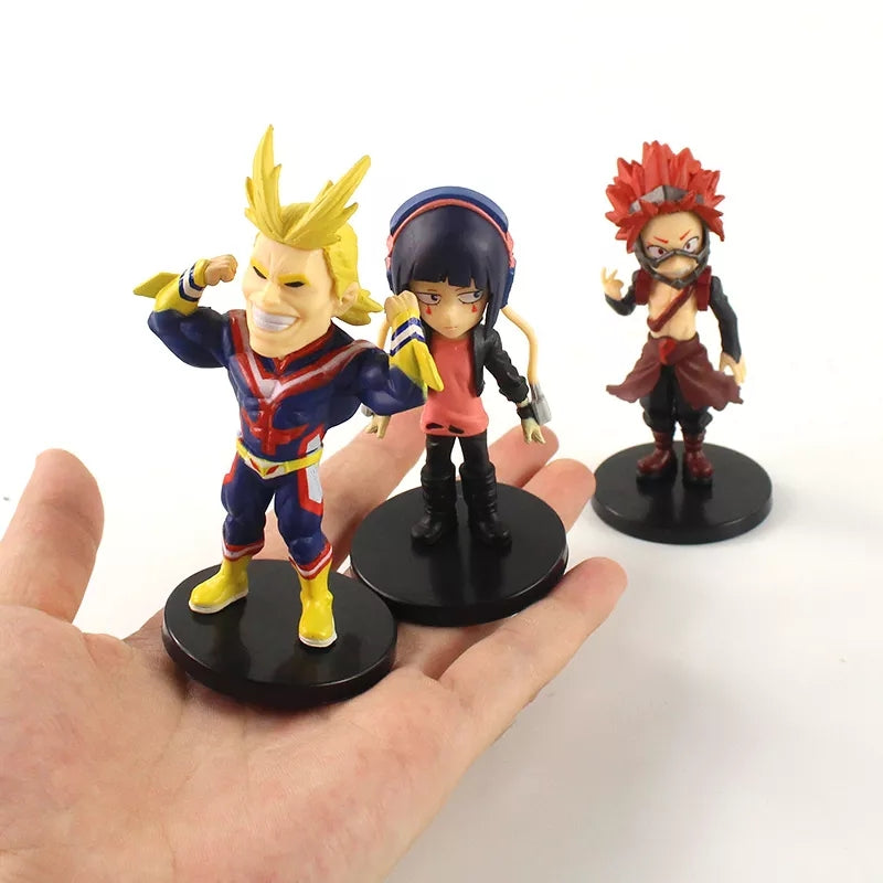 My hero academia lot de 9 figurines shoto midoria deku all might bakugo