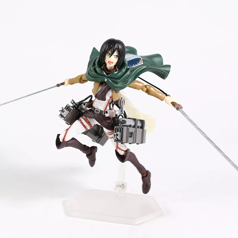 Figurine mikasa l'attaque des titans statuette collection manga shingeki no kyojin