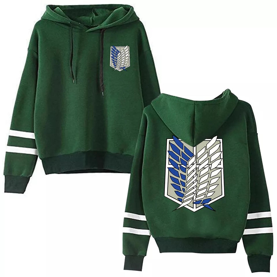 Pull l'attaque des titans sweat a capuche shingeki no kyojin