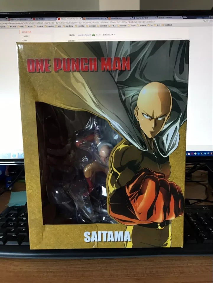 One punch man figurine saitama 24cm stauette decoration collection manga