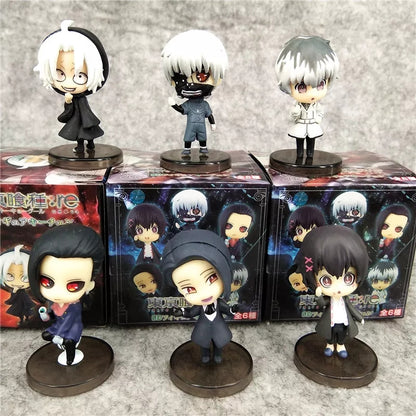 Tokyo ghoul lot de 6 figurine SD 5 cm statuette ken kaneki