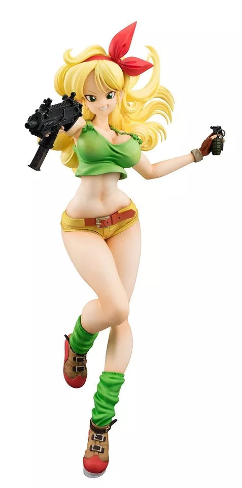 Dragon ball figurine sexy lunch blonde ,bleu ou les deux