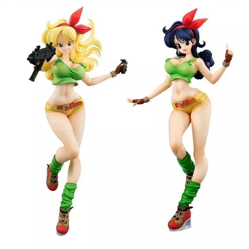 Dragon ball figurine sexy lunch blonde ,bleu ou les deux