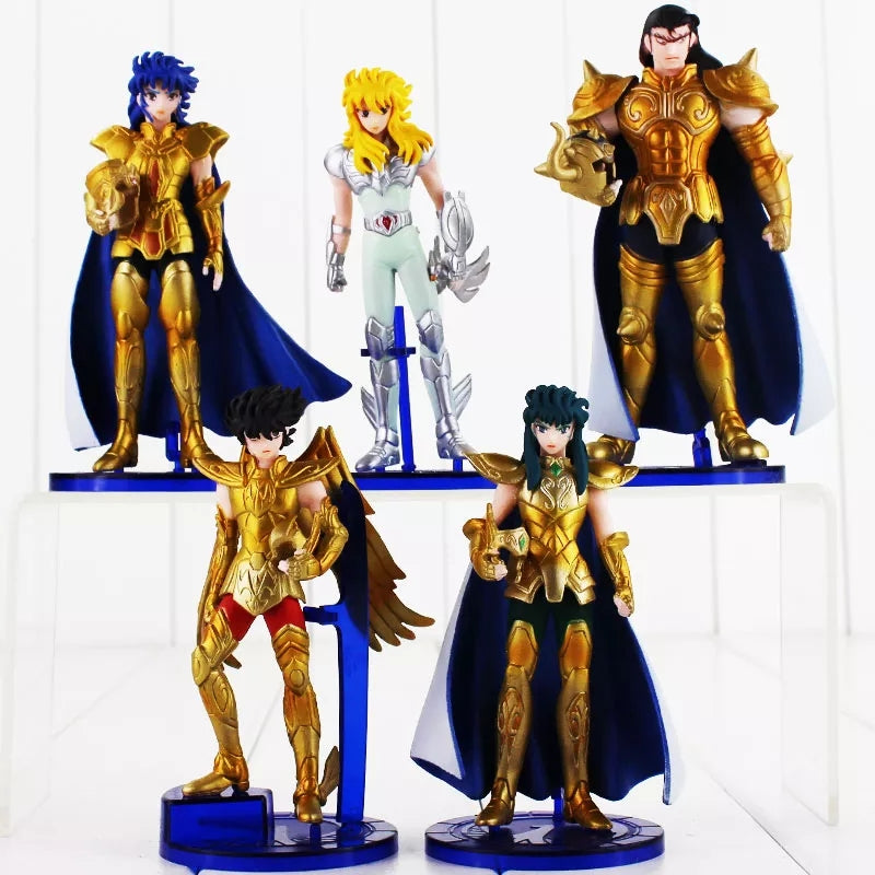 Figurines saint seiya lot de 5 chevaliers