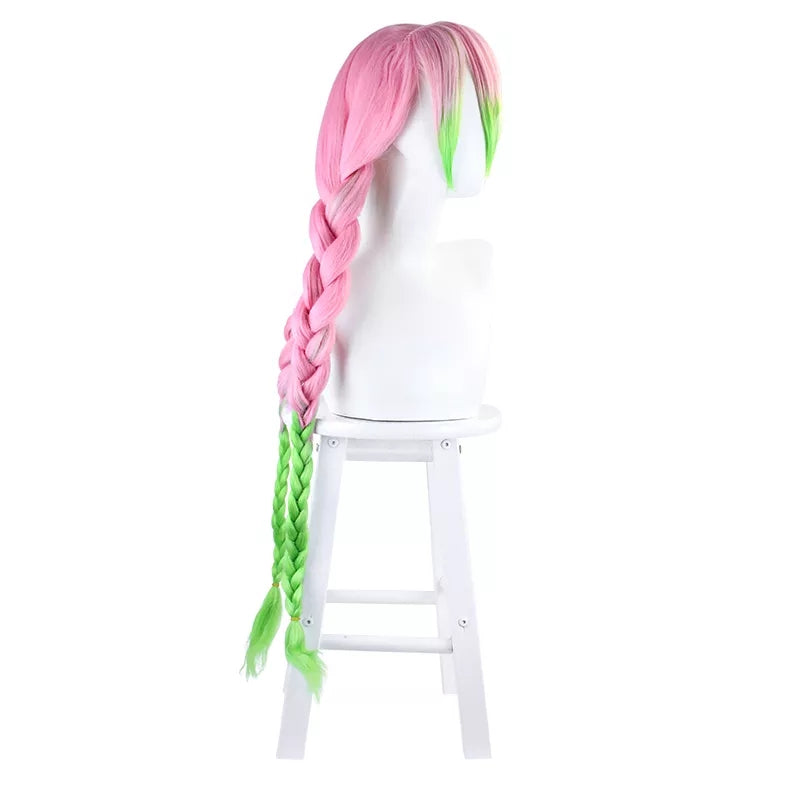 Wig mitsuti cosplay demon slayer