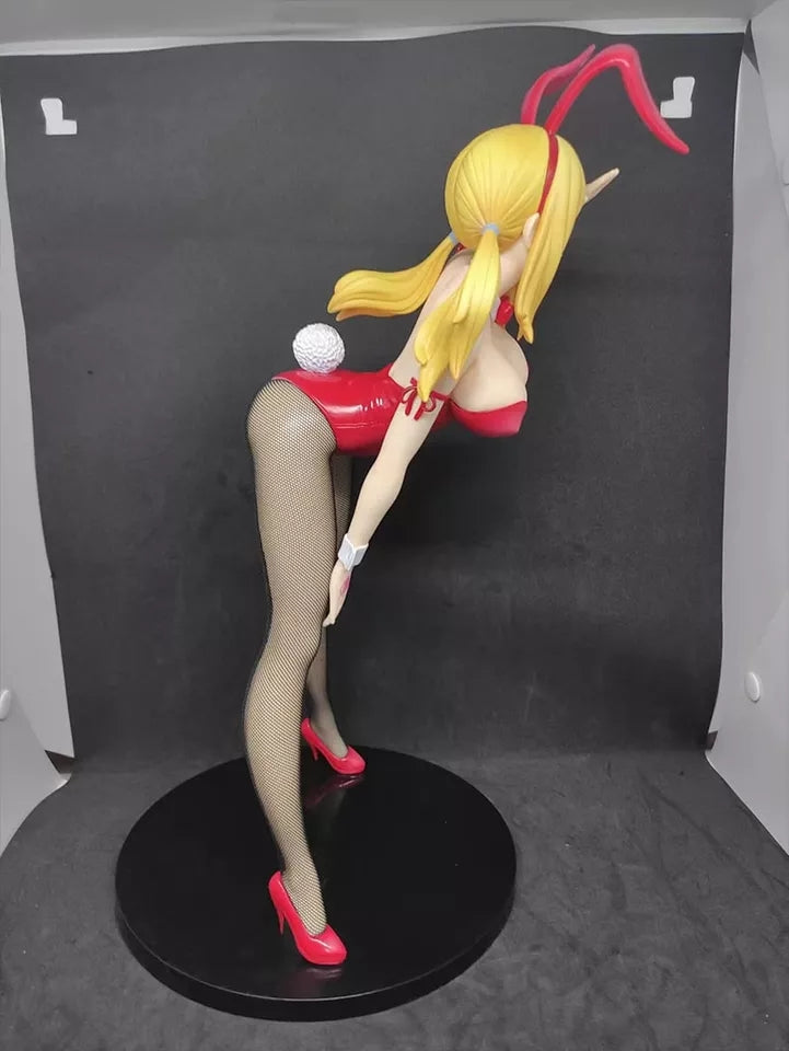 Fairy tail figurine sexy lucy heartfila statuette decoration collection manga