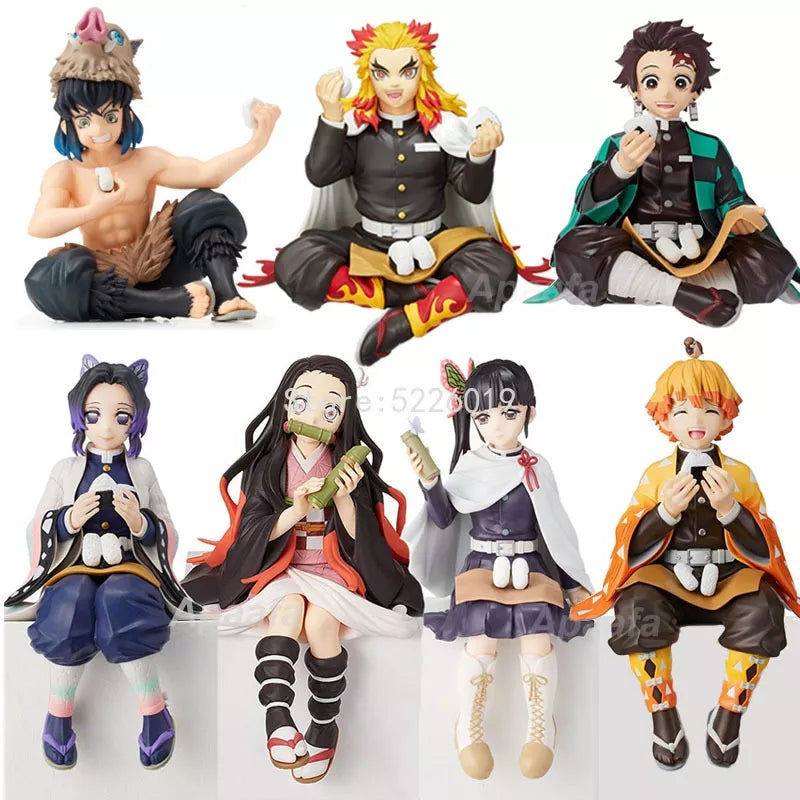 Figurine demon slayer assis statuette decoration collection manga