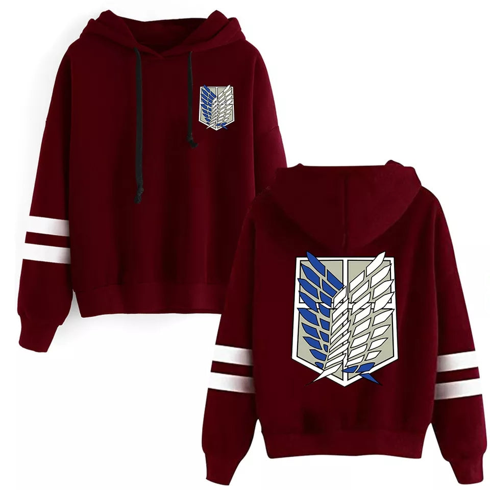 Pull l'attaque des titans sweat a capuche shingeki no kyojin