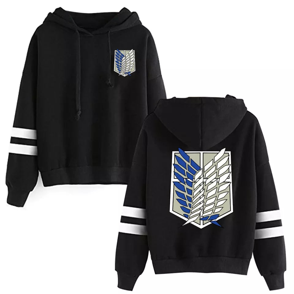 Pull l'attaque des titans sweat a capuche shingeki no kyojin