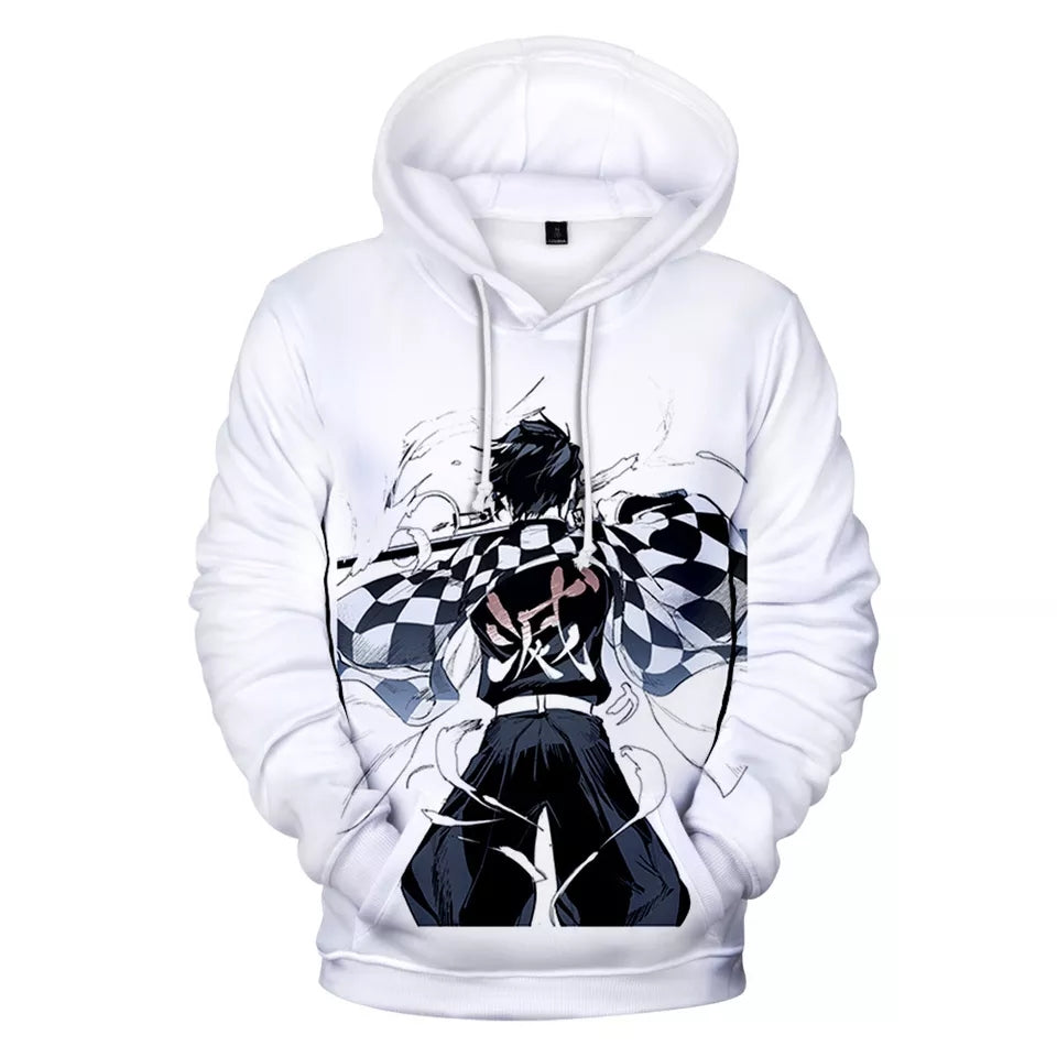 Pull demon slayer  sweat a capuche tanjiro nezuko kamado shoto