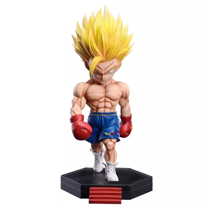 Dragon ball figurine son gohan sayan 2 boxeur statuette decoration