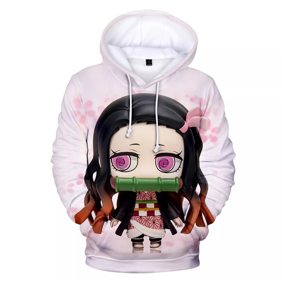 Pull demon slayer  sweat a capuche tanjiro nezuko kamado shoto