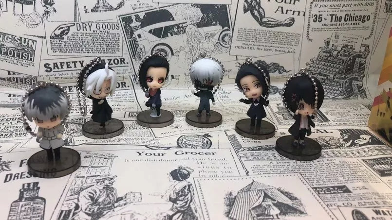 Tokyo ghoul lot de 6 figurine SD 5 cm statuette ken kaneki