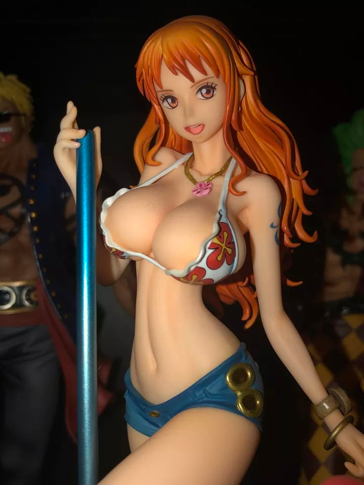 One piece Figurine sexy nami pole dance 23cm