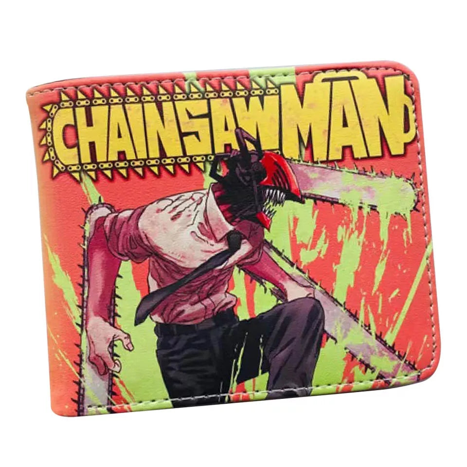 Porte monnaie chainsaw man portefeuille denji