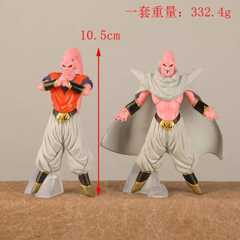 Figurine dragon ball lot de 8 statuettes majin bu entre 6 et 10cm