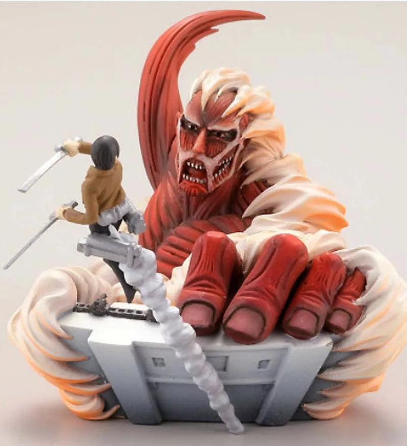 Figurine l'attaque des titans lot de statuettes shingeki no kyojin