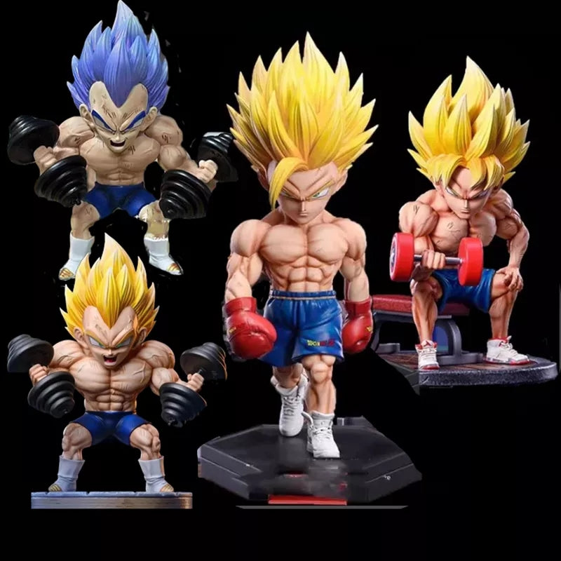 Dragon ball figurine son gohan sayan 2 boxeur statuette decoration