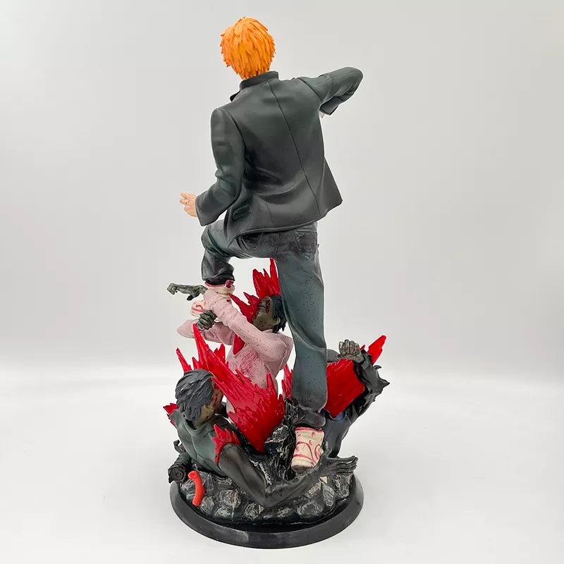 Figurine chainsaw man denji double corp interchangeable