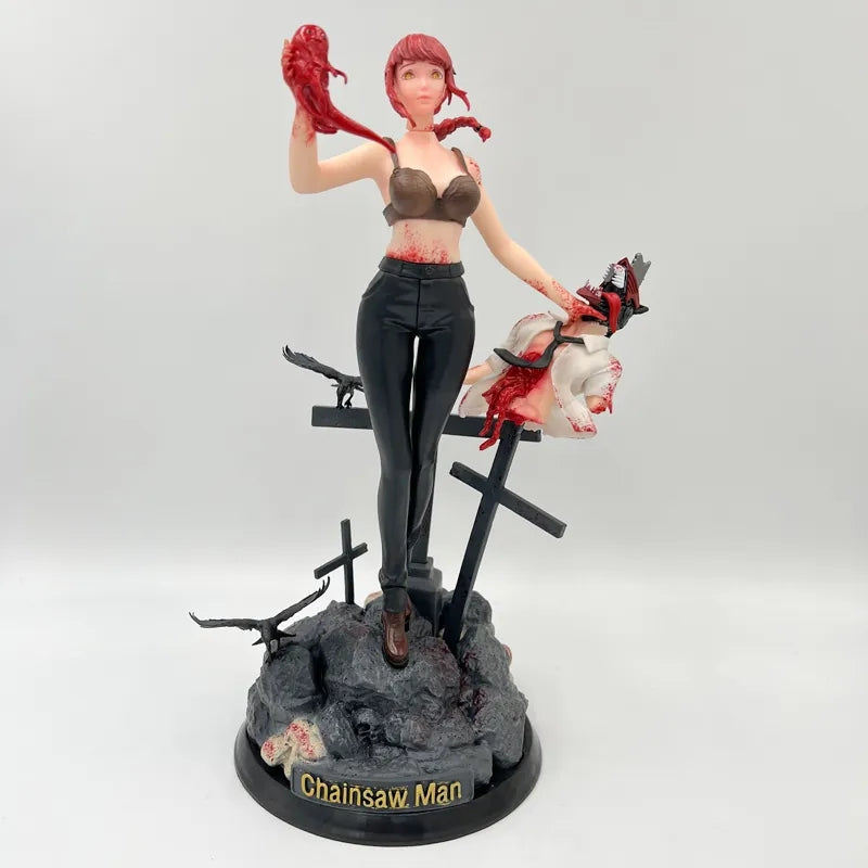 Figurine chainsaw man denji et makima 39cm

2 buste interchangeable 