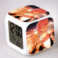 Fairy tail reveil led 7 couleurs fonction thermometre veilleuse decoration collection manga