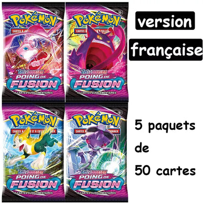 Cartes pokemon booster poing de fusion version françaises